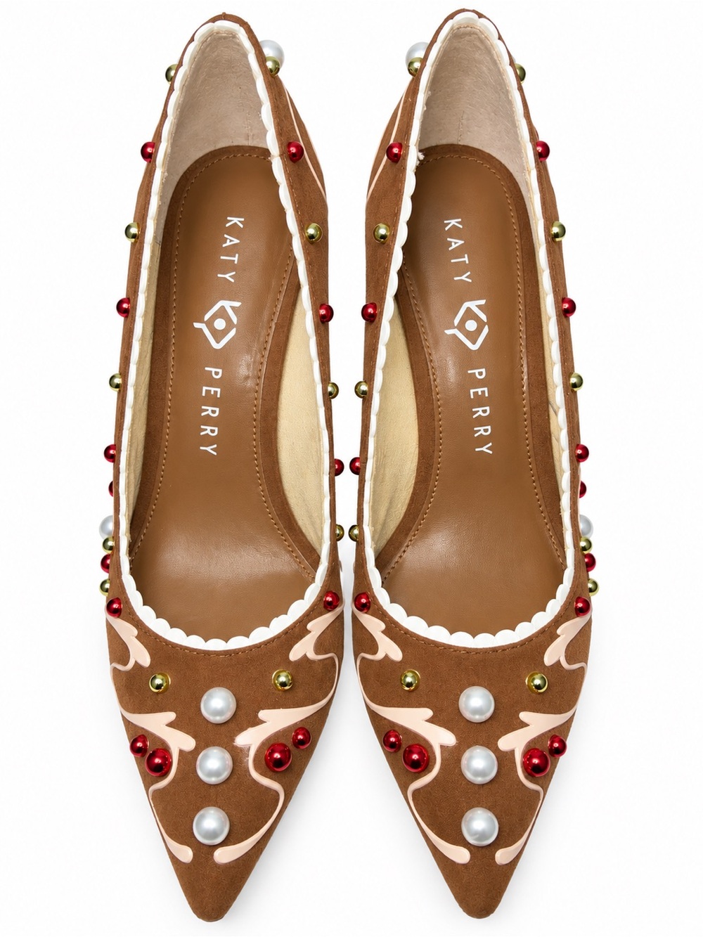 Katy Perry Ginga Gingerbread Pumps Heels Brown Size 8 / 38 *runs small - Picture 4 of 6